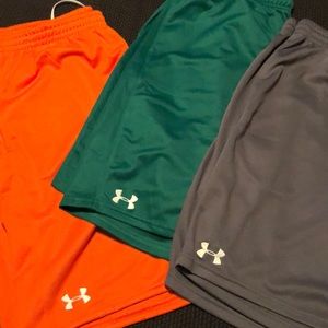 3 pair Under Armour Mesh shorts 2XL